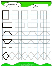 Çizgi Çalışma Sayfaları